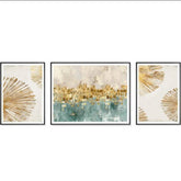 TPFLiving XXL Riesen Poster Leinwand / Breitbildformat - Abstrakte Formen - / mehrere Motive in verschiedenen Größen - OHNE Rahmen - Modell SET6